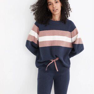 Madewell striped Telluride pullover sweater